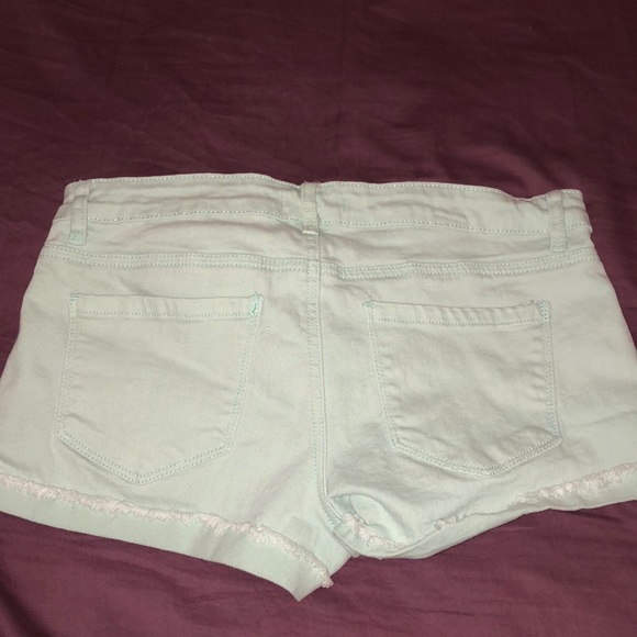 Pale Blue Denim Jean Shorts Size 29 - Picture 6 of 6